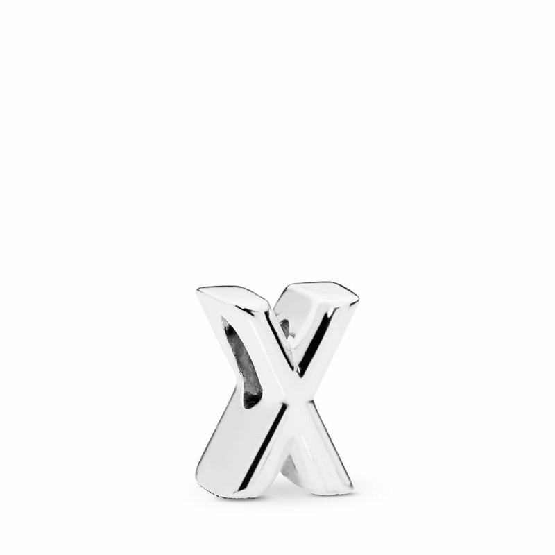 Pandora Letter X Charm Silver Egypt VQ5268701